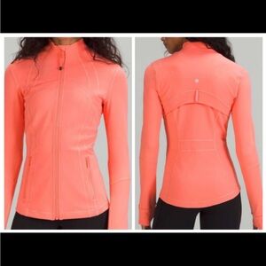 Lululemon Define Jacket *Luon Raspberry Cream size 6. NWOT.